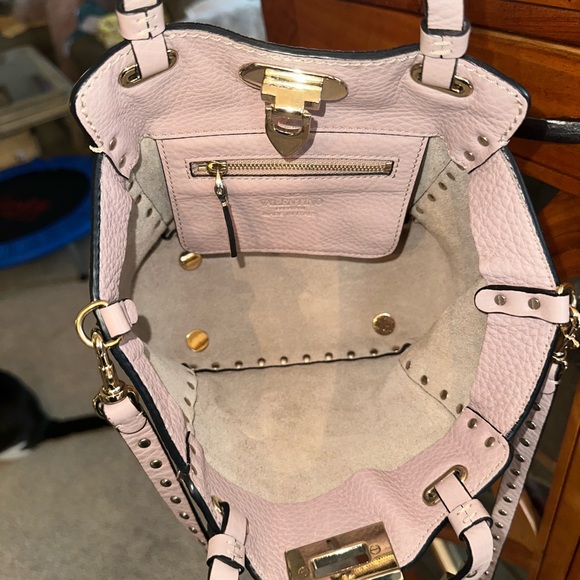 Valentino beige rockstud mini bag PERFECT. - Picture 7 of 8
